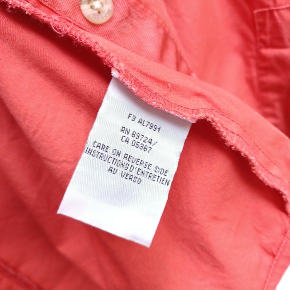 Columbia Long Sleeve Shirt, Coral, Women Size L - Picture 9 of 9